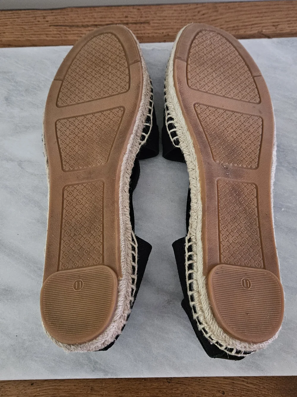 Tory Burch Black Espadrille Flats